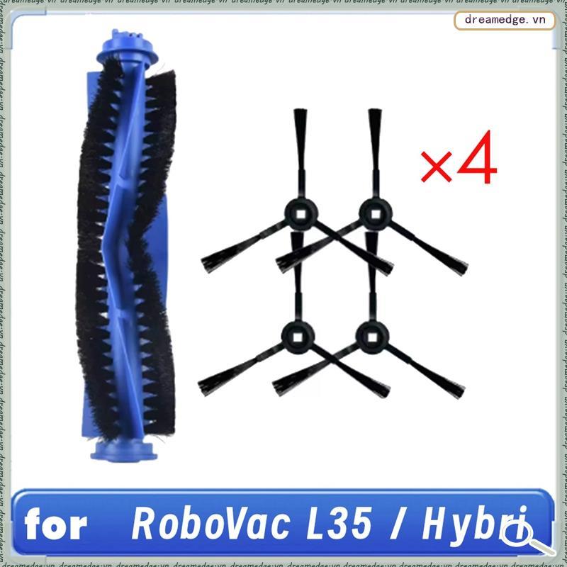 [dreamedge] Dành Cho RoboVac L35 / L35 Hybrid Cleaning Linh Kiện Thay Thế 4 Bàn Chải Bên + 1 Bàn Chả