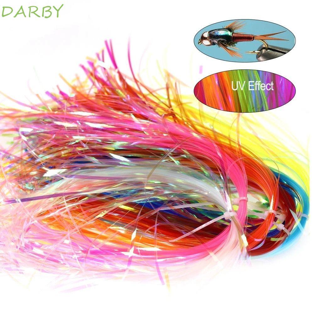 DARBY Fly Tying Tinsel DIY Phụ Kiện Tinsel Streamer Fly Fishing Mồi Jig Hook Streamer