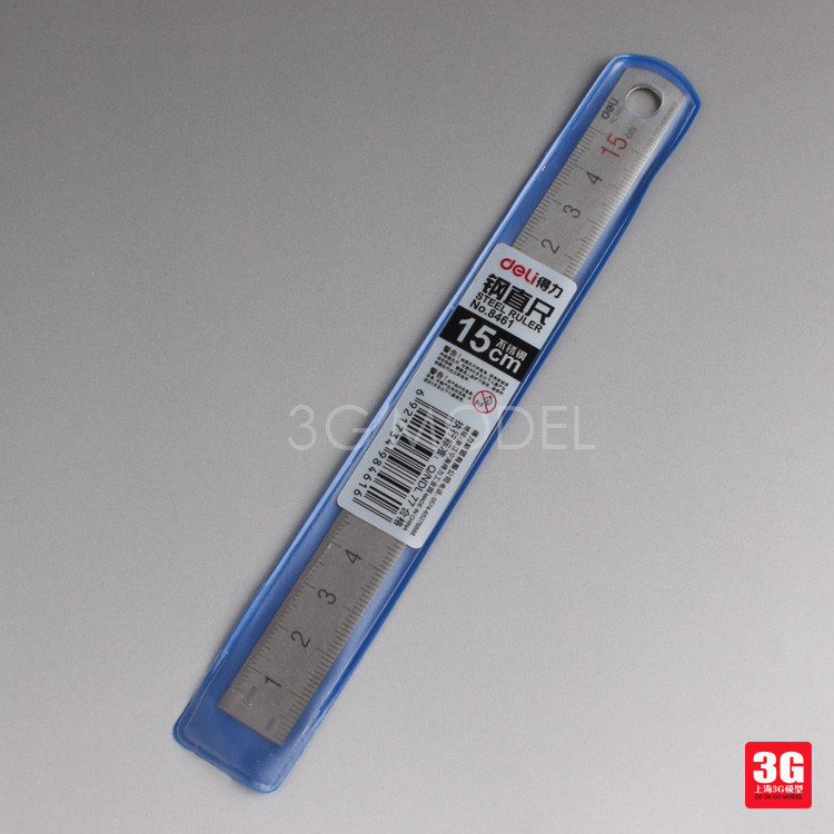 Thước thép không gỉ Deli Model 3G Thước thép 15cm Thước thép 15cm Thước thép