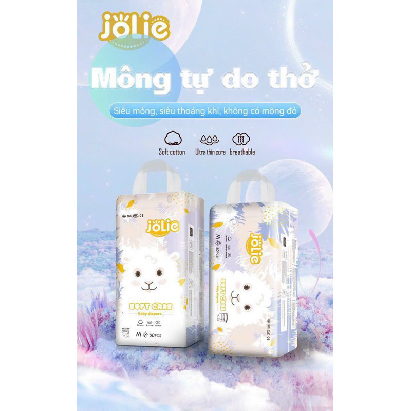 Combo 8 Bịch Tã JOLIE 400 Miếng giá tại Kho Size M/L/XL/XXL Thấm hút tốt