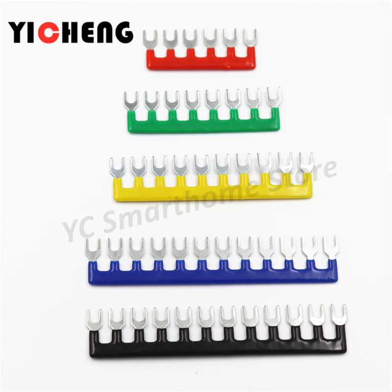 FZ5 Chiếc TB15A TB25A Ngắn Mạch Cách Nhiệt Thiết Bị Đầu Cuối Chip Dải Dây Kết Nối Thanh Đầu Nối Dây 
