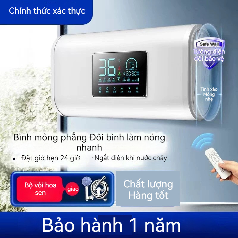F1-C1-newMáy nước nóng điện.Loại bình chứa nước gia dụng.Xô dẹt dùng trong phòng tắm- Water heater