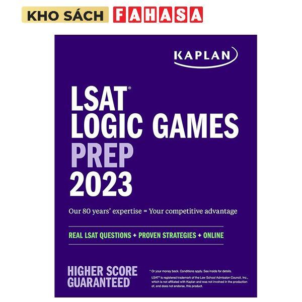 Sách ngoại văn: LSAT Logic Games Prep 2023: Real LSAT Questions + Proven Strategies + Online (Kaplan