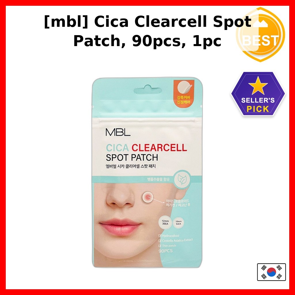 [mbl] Miếng dán điểm Cica Clearcell, 90 chiếc, 1 cái / Miếng dán điểm Hàn Quốc / Kiểm soát vết thâm 