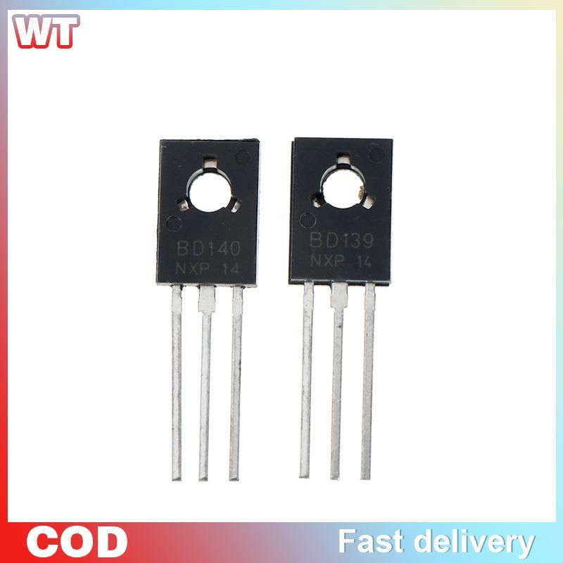 [WT] 20 Cái BD139 BD140 (BD140 10 Cái + BD139 10 Cái) Bóng bán dẫn điện TO-126