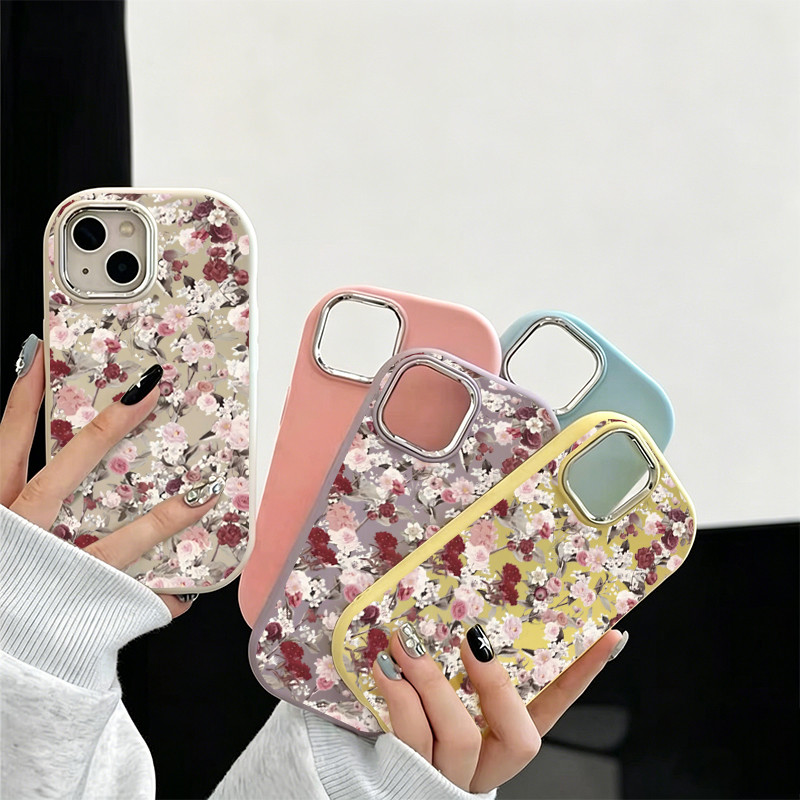 Ốp Lưng iPhone Hoa Hồng Đỏ Hồng Trắng Cổ Điển Thanh Lịch,iP 11/12/13/14/15/16/17/Plus/Pro/Max/XR/XS