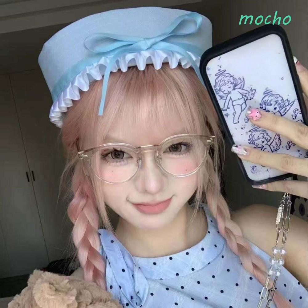 Mũ Thủy Thủ MOCHO, Cosplay Flip Eaves JK Bow Beret, Retro Dome Ruffle Phong Cách Hàn Quốc Mũ Hải Quâ