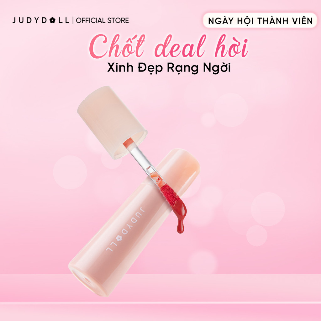 [NEW] JUDYDOLL Son Bóng Dưỡng Ẩm Căng Mọng & Son Ken Bùn Mịn Mờ Vân Môi 3.3g & 2.8g