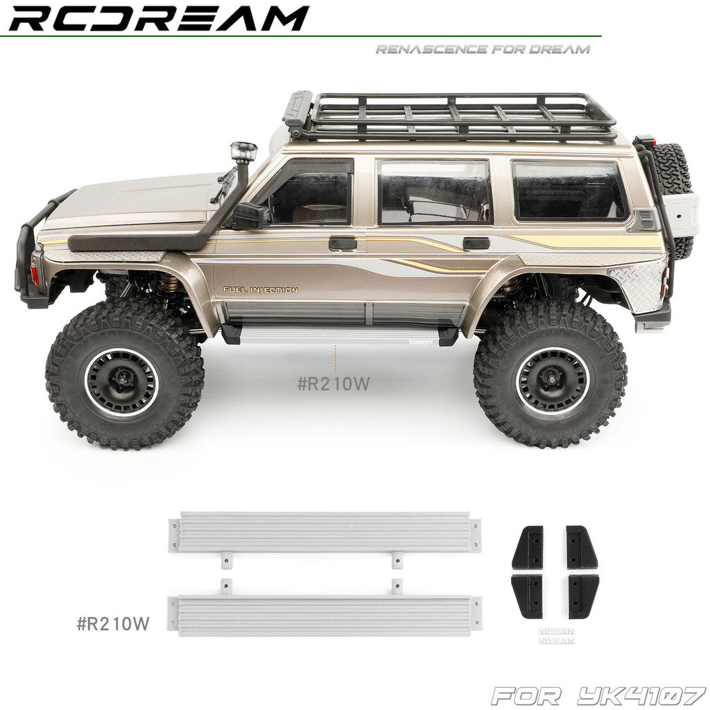 RCDream Thanh Bên Và Phụ Kiện Bước Bên 1 / 10 Yikong YK4107 Mô Phỏng Sửa Đổi Nâng Cấp Một Phần