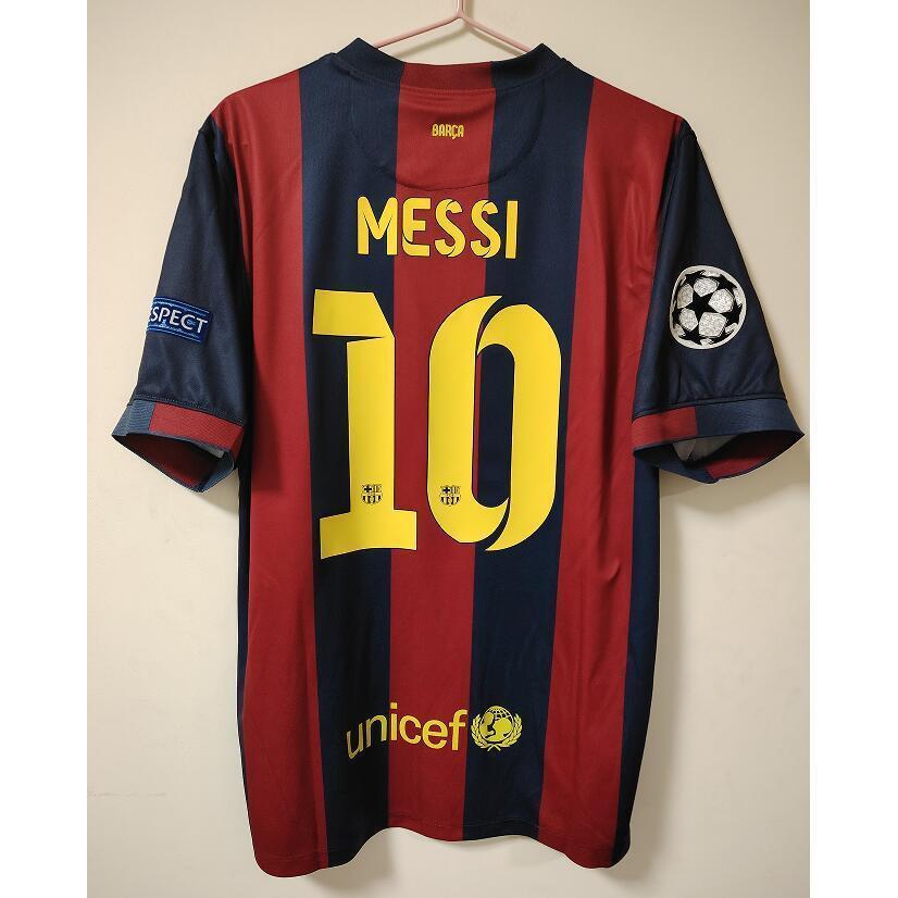 BAR 14-15 Barca Nhà Retro Bóng Đá Áo Bóng Đá NEYMAR JR MESSI Vintage Nam Áo Sơ Mi Bóng Đá