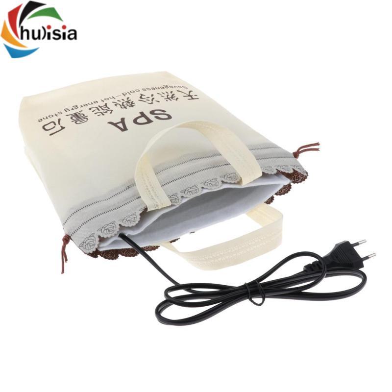 Túi đựng đá năng lượng nóng bằng vải Cotton di động cho Salon Home EU Plug