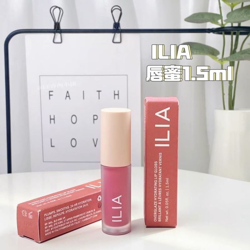 Mỹ Haitao Phong Cách Mới ILIA Dưỡng Ẩm Lâu Dài Son Bóng Son Bóng Men Màu Số. 1.5ml5.12.9
