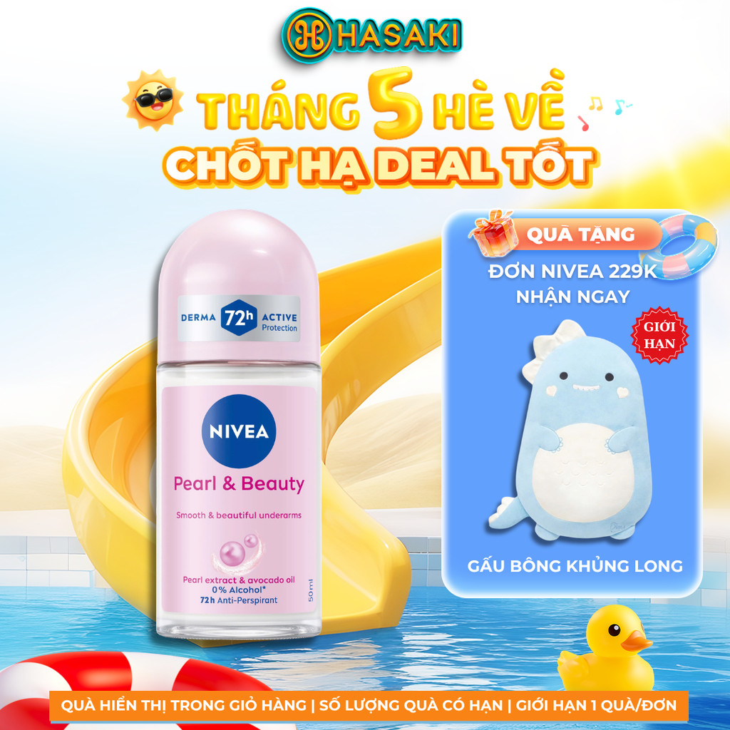 Lăn Khử Mùi Ngọc Trai Nivea Pearl & Beauty 48H - 25ml