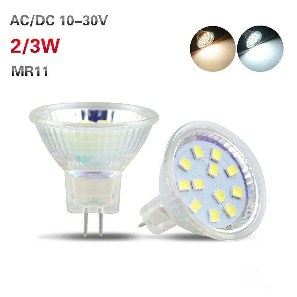 Sản phẩm mới MR11 Ready Stocklight LED Light Cup AC / DC12V ~ 30V LED Ready Stocklight MR11-12LED / 