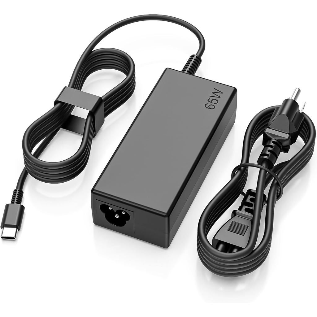 Bộ sạc máy tính xách tay USB C 65W Tương thích với Lenovo Thinkpad / Yoga / Chromebook, Bộ sạc Lenov