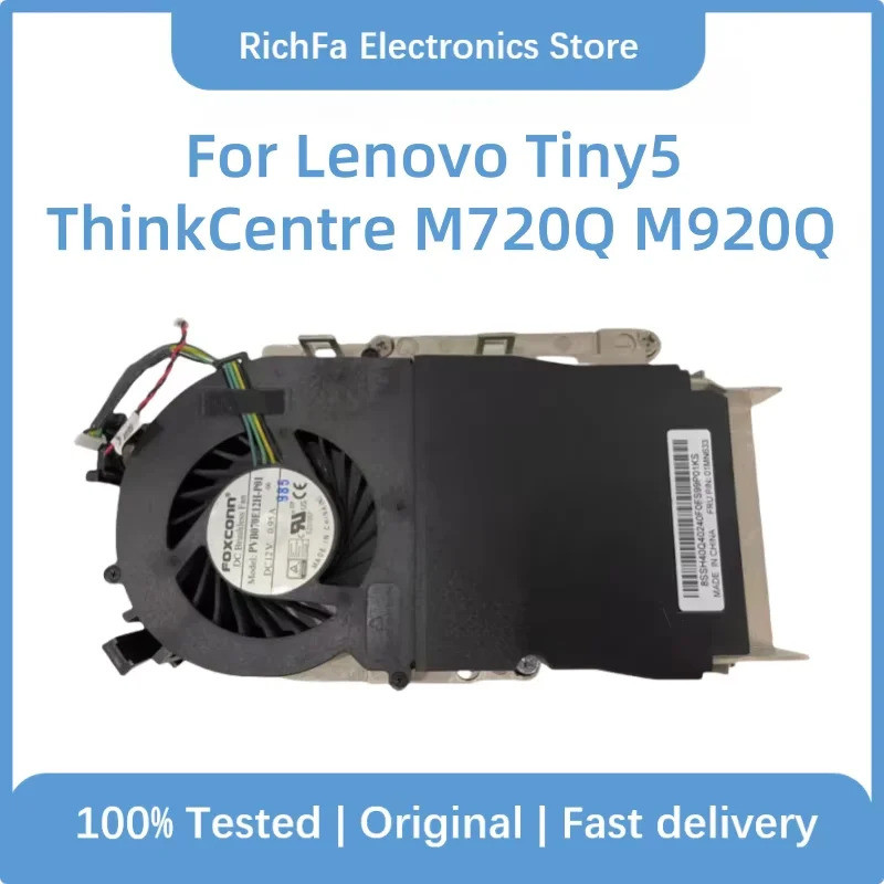 Được Sử Dụng Cho Lenovo Tiny5 ThinkCentre P330 M920Q M720Q 35W Quạt Tản Nhiệt BAZA0817R2U 01MN633 10