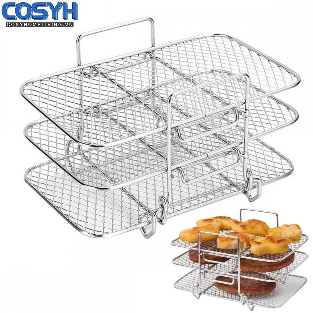 <cosyh>Stainless Steel 304 Stainless Steel Crispy Cooking Dishwasher Safe For Air Fryer