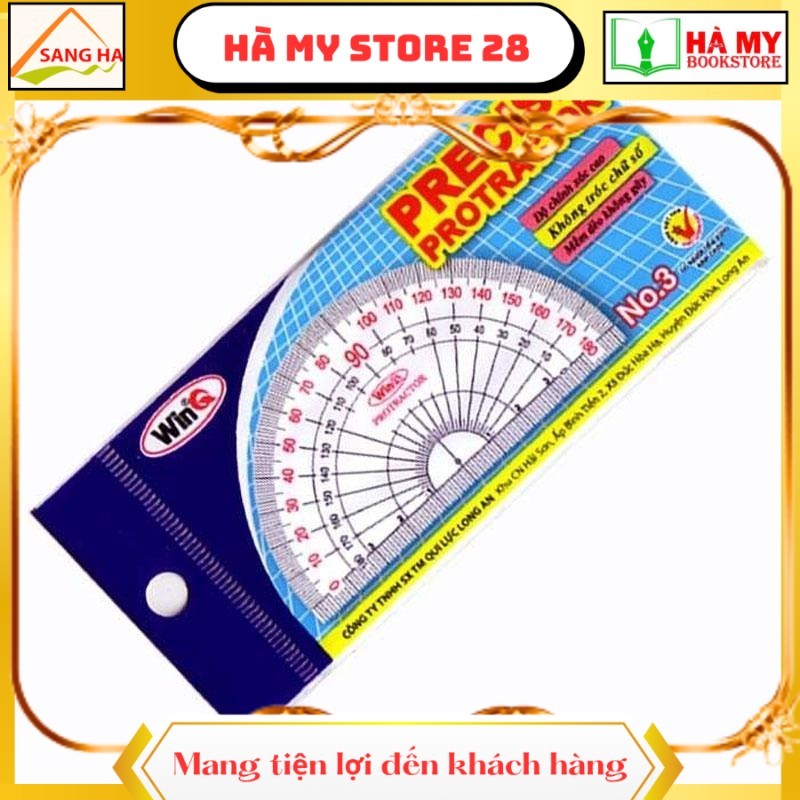 Thước Đo Độ WinQ No3 / No4 – Chuẩn Xác, Bền, Dễ Dùng