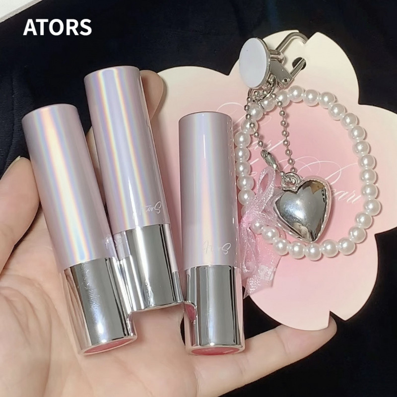 ATORS Son môi Dòng Son môi Pha lê kim cương ánh nước dưỡng ẩm Trang điểm bề mặt gương dễ thương