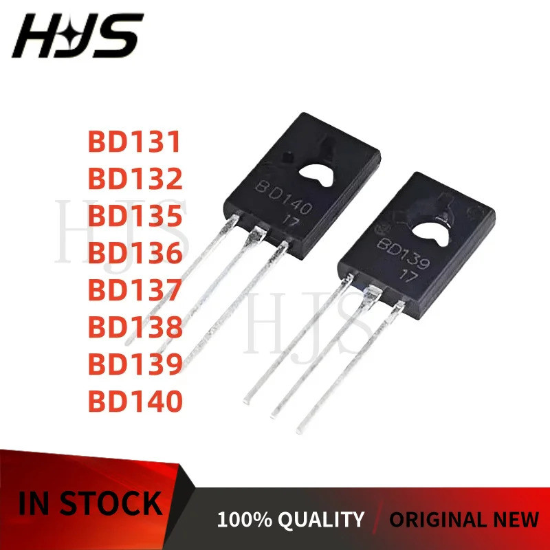 100 Cái / lốc BD136 BD135 BD132 BD140 BD138 BD137 BD139 BD131 TO-126 Điện Triode Transistor Còn Hàng