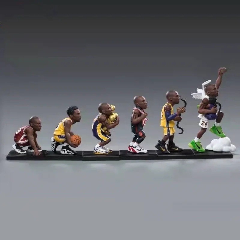 DZG Sở Thích DJ1 B2 Ngôi Sao Bóng Rổ Q Phiên Bản 6 Kobe Mamba Spirit Kobe Đường Búp Bê Trang Trí Đón