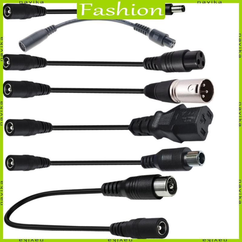 NA DC5521 sang 3Pin DC5525 Cáp Chuyển Đổi Nữ Sang Nam Nữ Dây Dây Cho Xe Điện