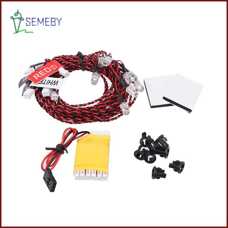 [SEMEBY] 1 Bộ Đèn LED RC Flash 8 Hệ Thống Chiếu Sáng LED Cho Máy Bay Trực Thăng RC BÁN HOT