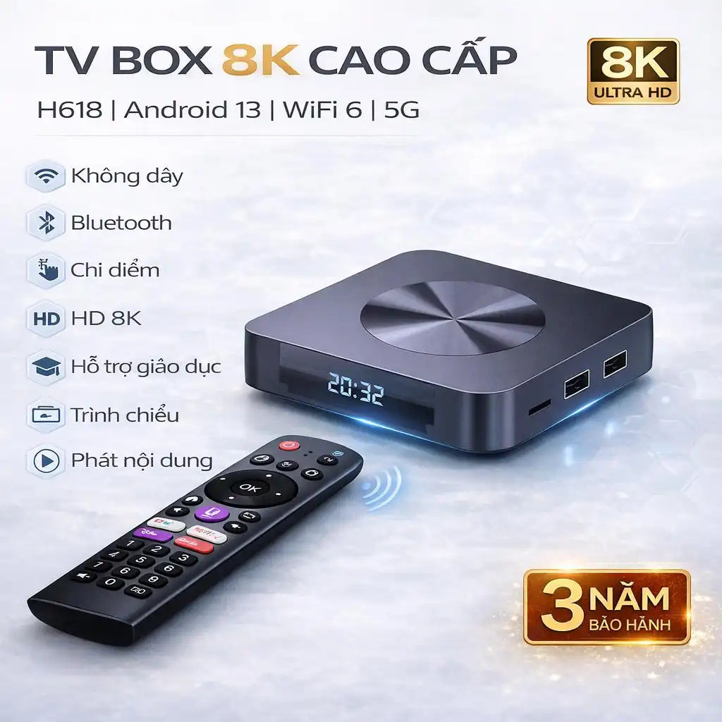 TV box Android Android TV Box box TV thông minh Android box đầu thu TV box trình phát TV box 8K H618