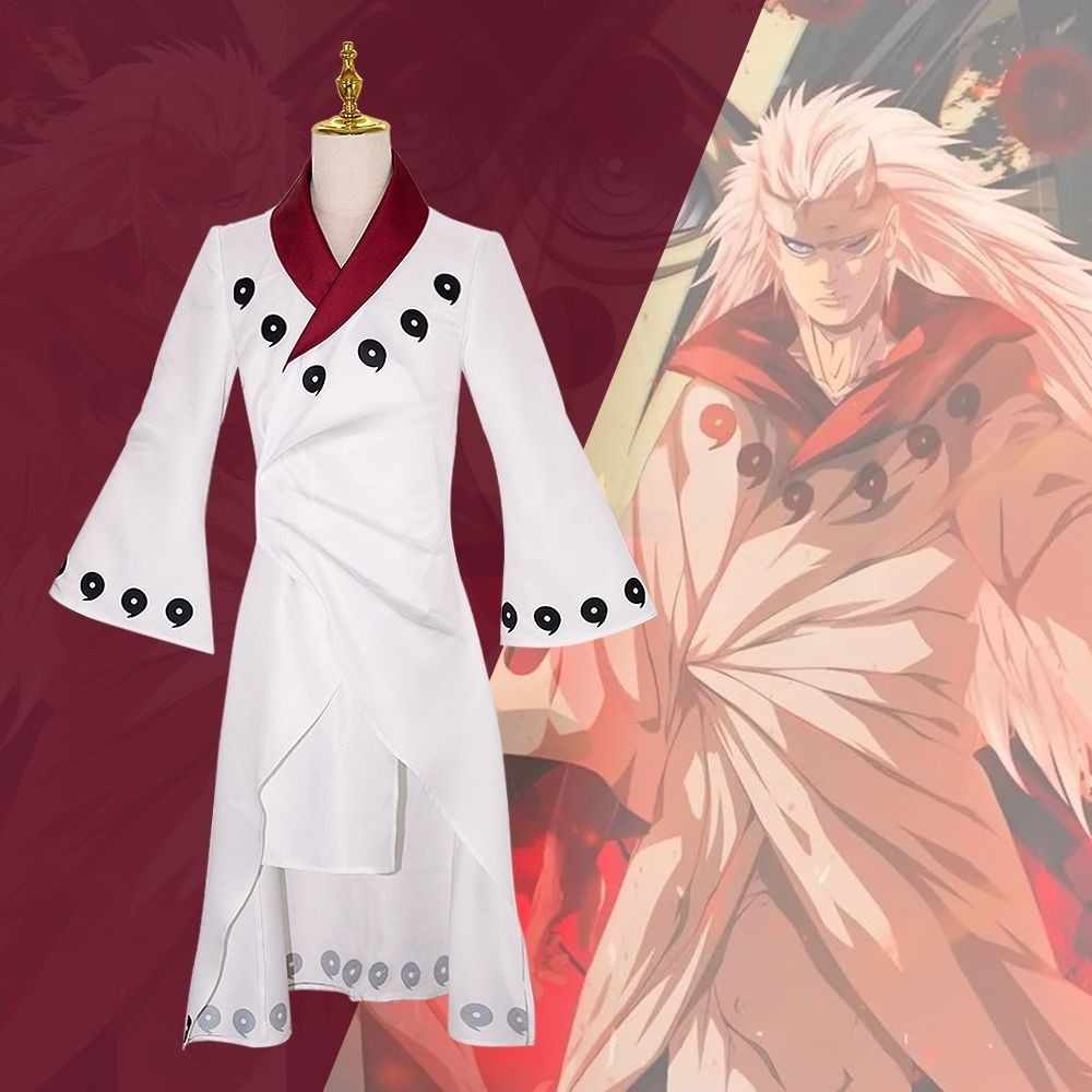 Naruto cosplay Ten-Tailed Man Cột Hàng có sẵn cos Trang phục hai chiều NARUTO Sasuke Madara cosplay 