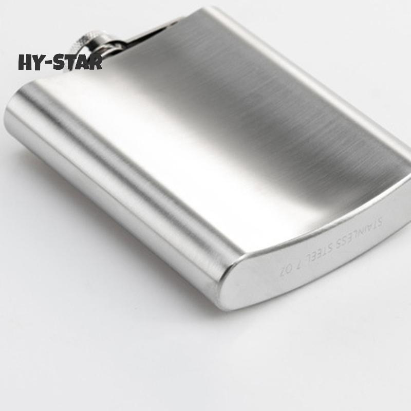 HY-STAR> 1 4 5 6 7 8oz xách tay mini thép không gỉ rượu Hip Flask cho Chai du lịch Whisky chai Mug F