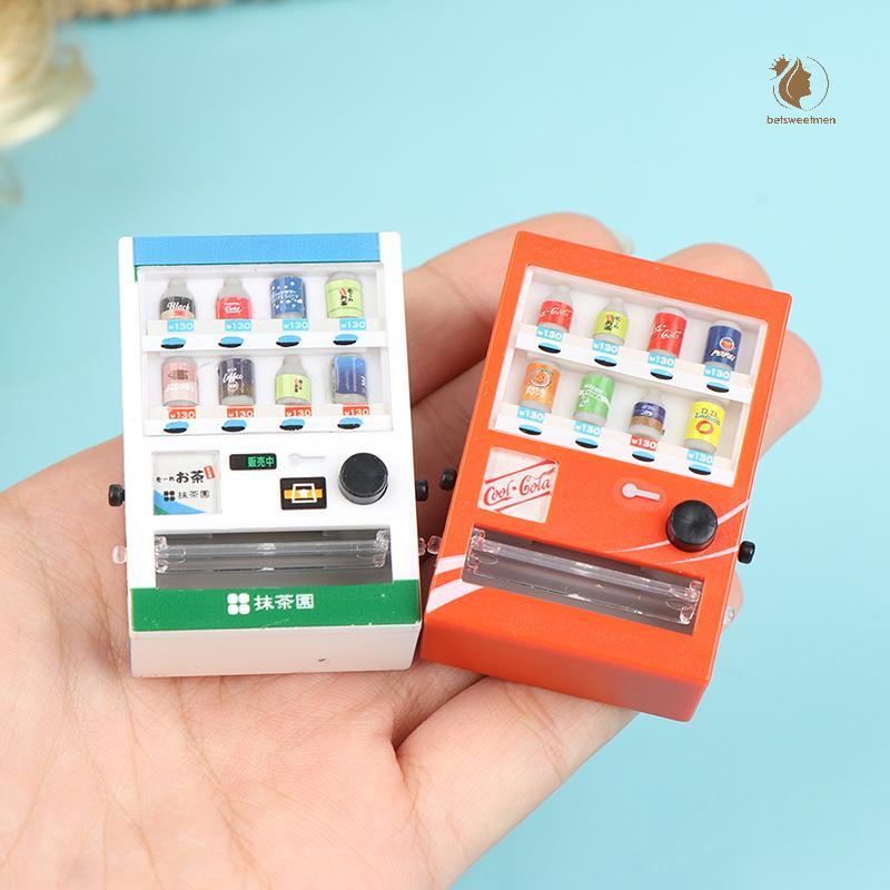 [PE] 1: 12 Nhà búp bê Đồ trang trí Mini mô phỏng đồ uống bán đạo cụ cảnh quan sân bay TH
