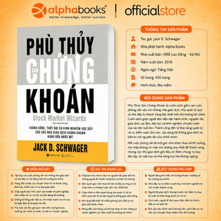 Sách - Phù thuỷ sàn chứng khoán -  Jack D. Schwager (Alpha books)