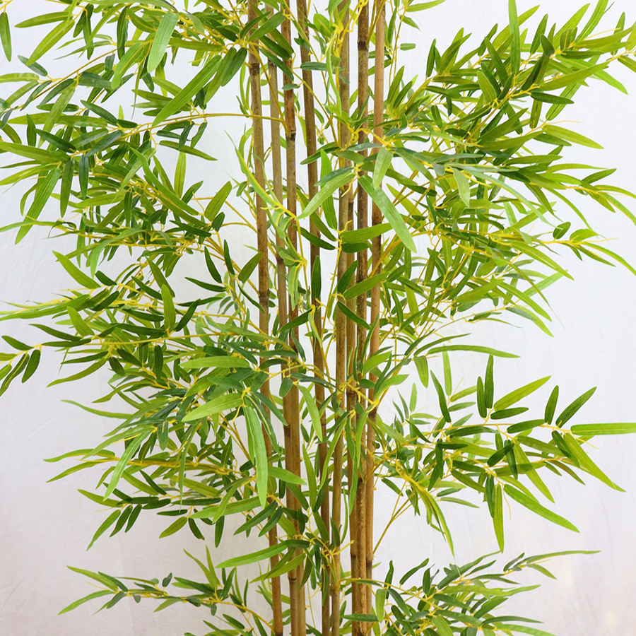 Cây xanh nhân tạo, cây xanh giả, tre nhân tạo, cây tre giả trồng trong chậu, trang trí cảnh quan sân