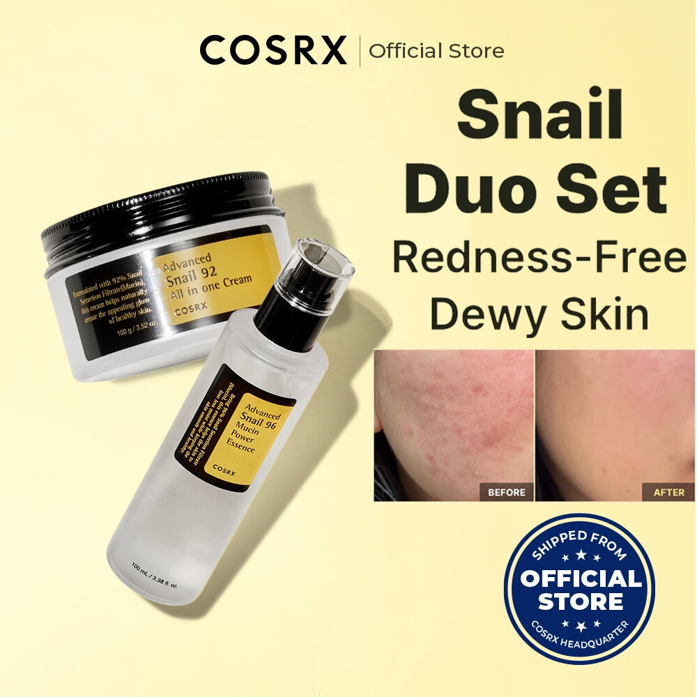 Tinh chất ốc sên COSRX Advanced Snail 96 Mucin Power Essence + Kem COSRX Advanced Snail 92 All in On