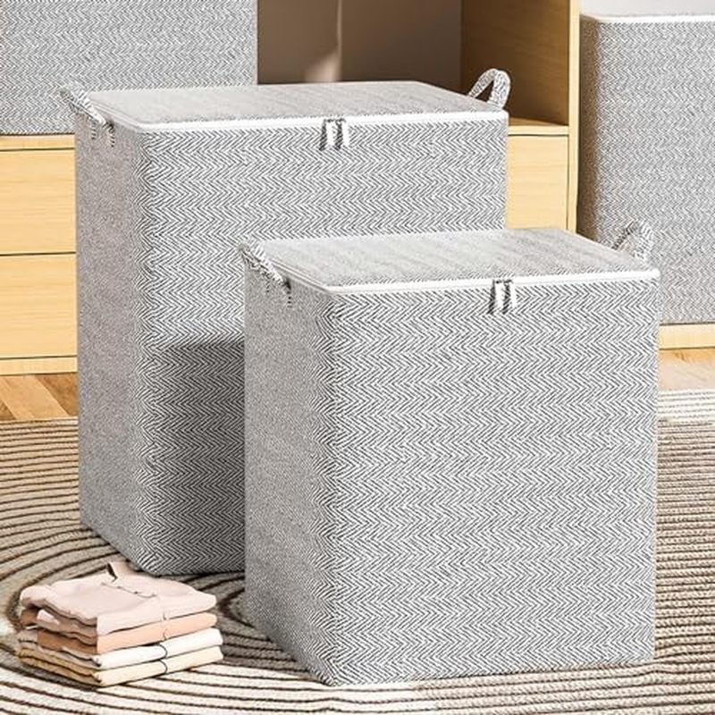 Large Capacity Foldable Storage Boxes, Household Quilt Clothing Moistureproof Moving Bags, Resistive