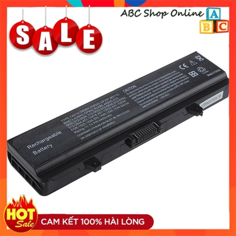 💖💖 [BH06Tháng] Pin laptop Dell inspiron 1545 1525 1526 1440 1545 1546 1750 GW240 X284G