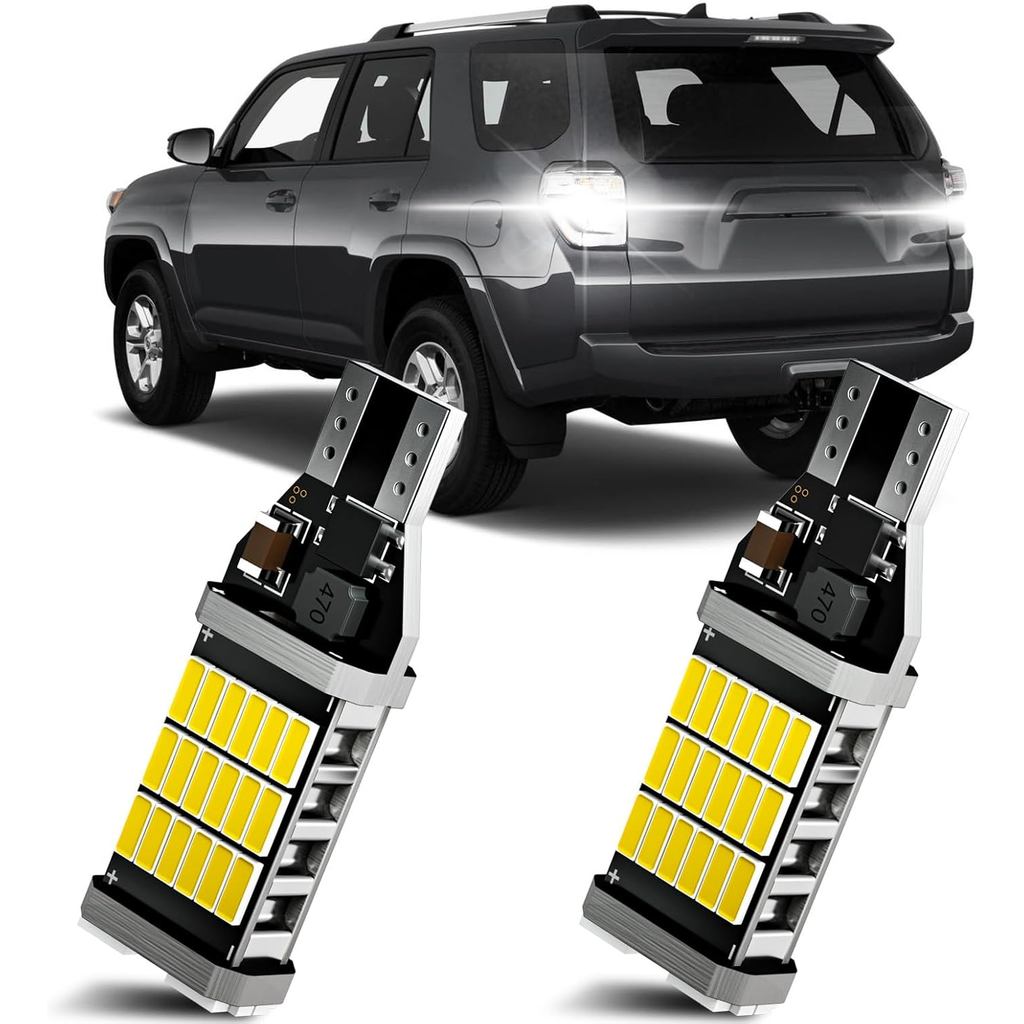 2 Bóng Đèn Ngược Cho Xe Toyota 4Runner 2006-2024, 6500K Trắng Mát 4014 Chip LED Lỗi Miễn Phí 4runner