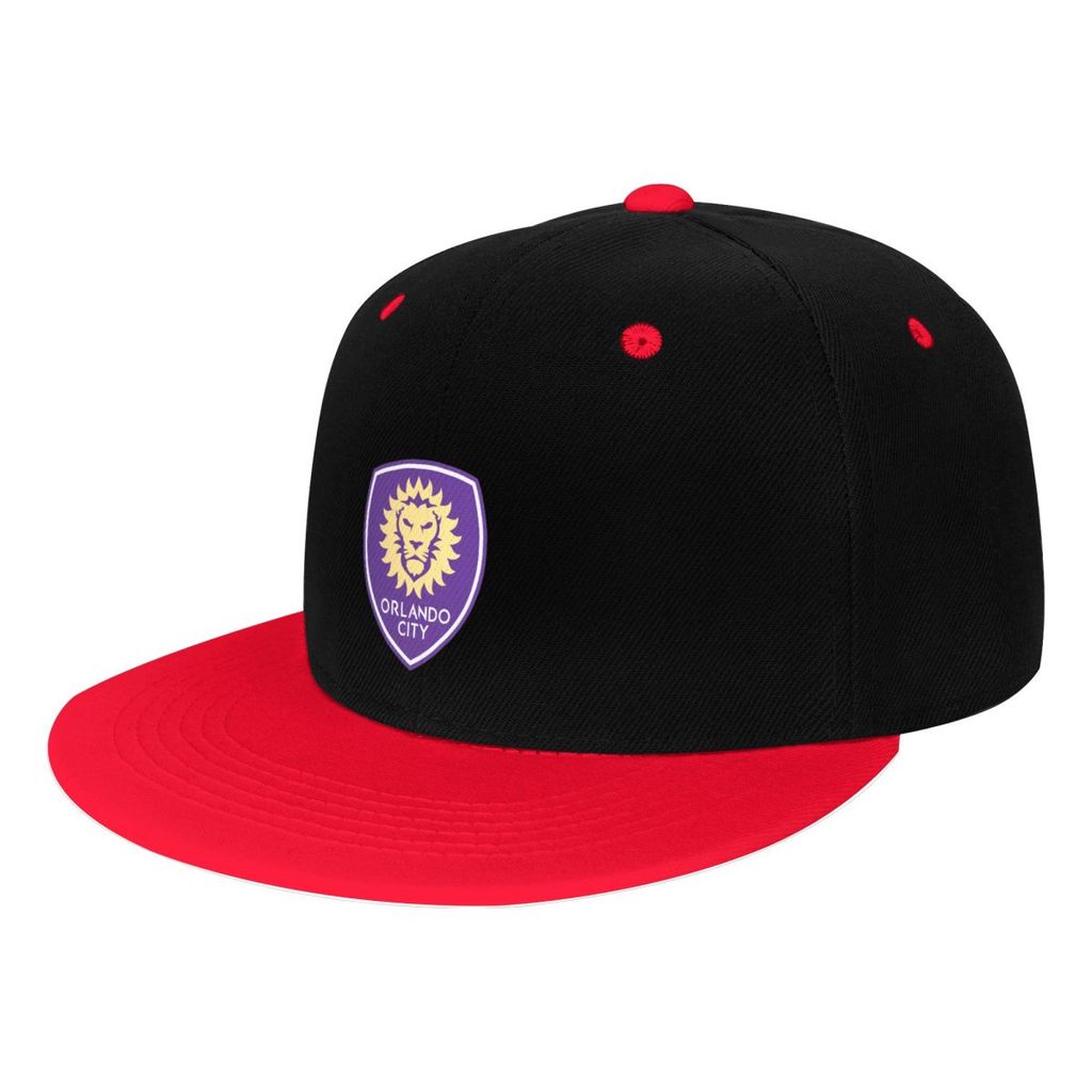 Orlando City SC Logo Mũ bóng chày Hip-Hop Mũ in Mũ chống nắng Mũ bảng Mũ Hip-Hop Mũ vành phẳng Mũ hợ