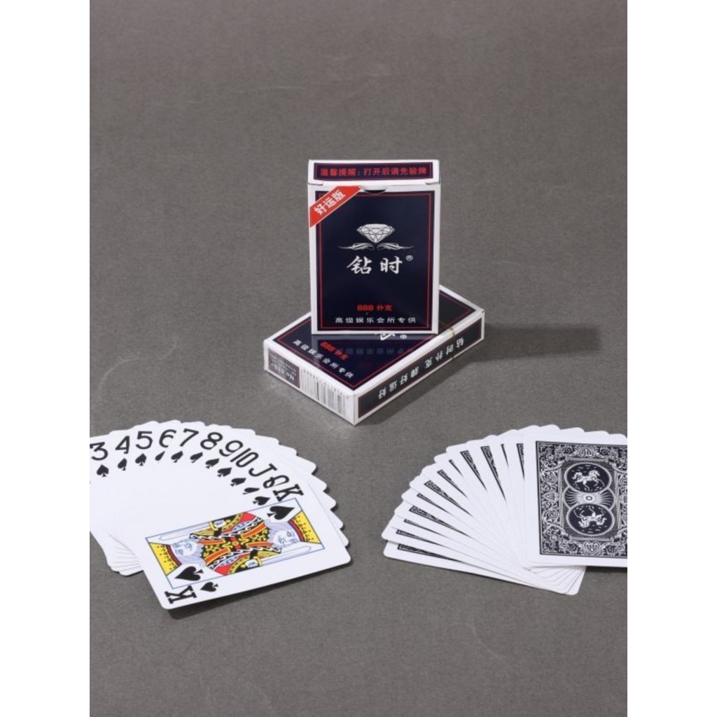 Thời gian khoan Thẻ chơi Nhà sản xuất Phòng cờ vua Solitaire Dominos Họa tiết lưng