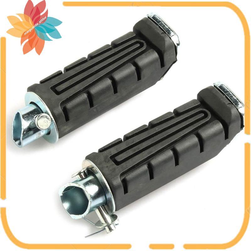 Moto Đen Phía Sau Để Chân Chốt Bàn Đạp Trái & Phải Xe Máy Cao Su Chân Gai Cho YBR 125 XTZ 125