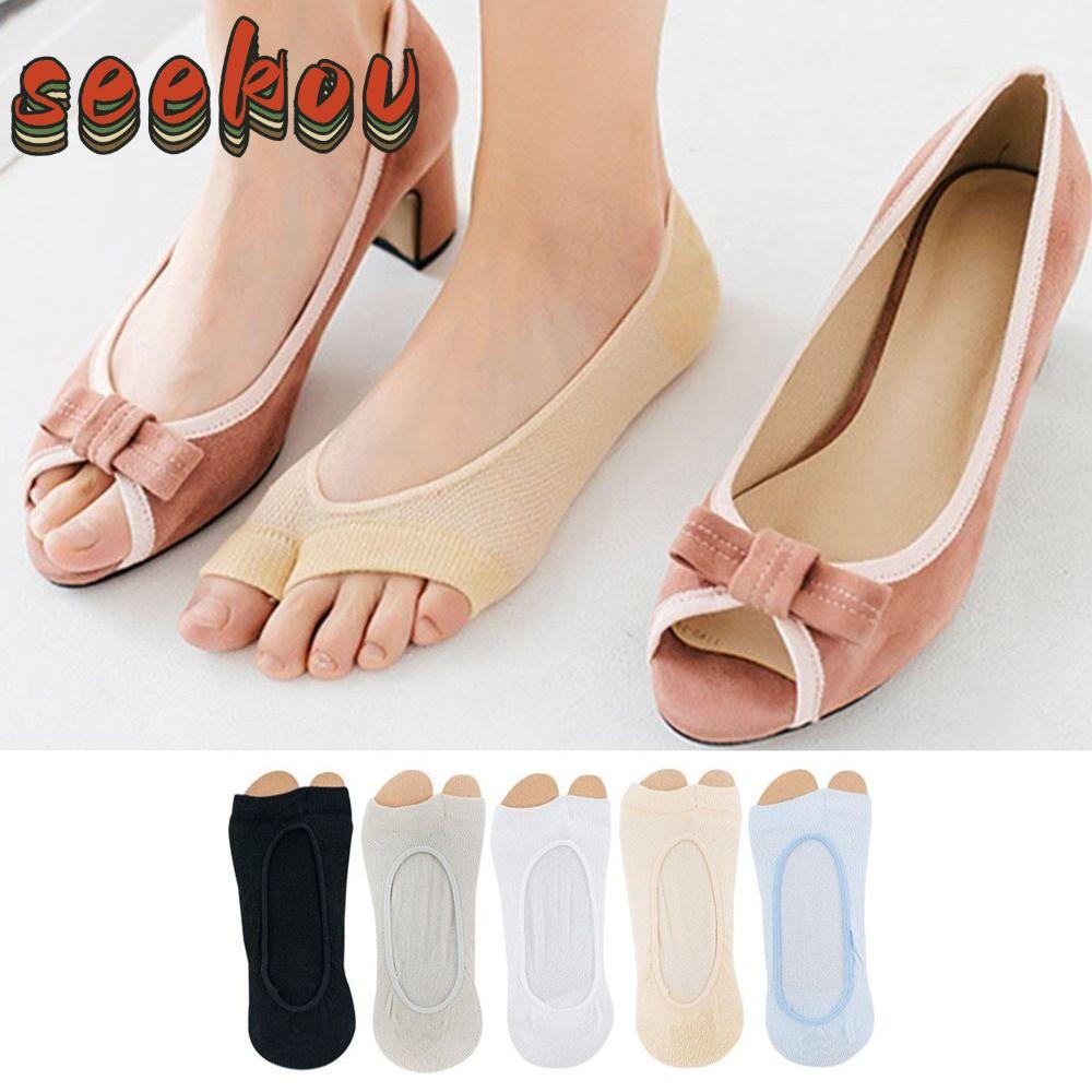 Seekov Tất Cotton Mỏng Thoáng Khí cho Size EUR 35-40