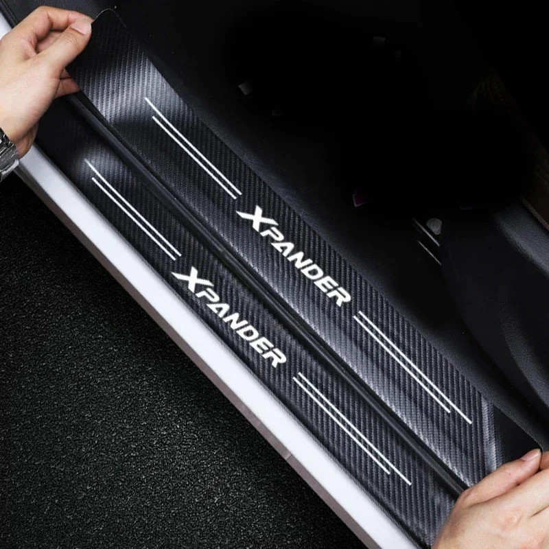 Bệ Cửa Ô Tô Miếng Dán Bảo Vệ Phía Sau Thân Xe Cản Ngưỡng Đề Can Cho Mitsubishi Xpander 2021 2020 201