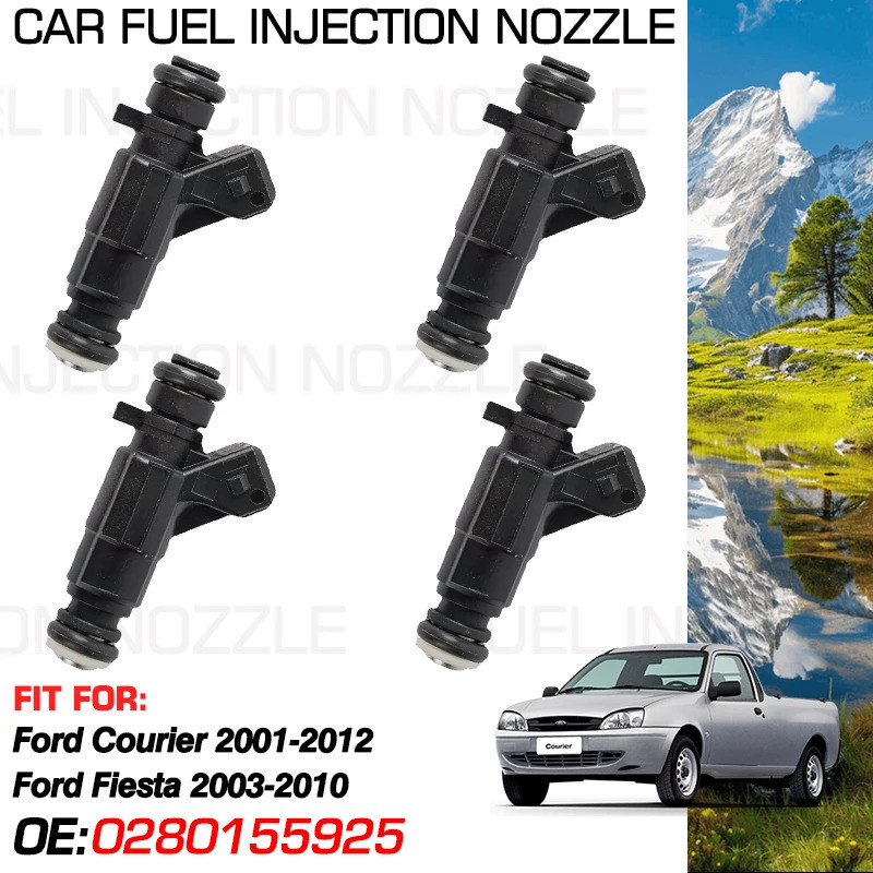 Vòi phun nhiên liệu ô tô phun cho Ford Courier 2001-2012 Ford Fiesta 2003-2010 Phụ kiện 0280155925 2