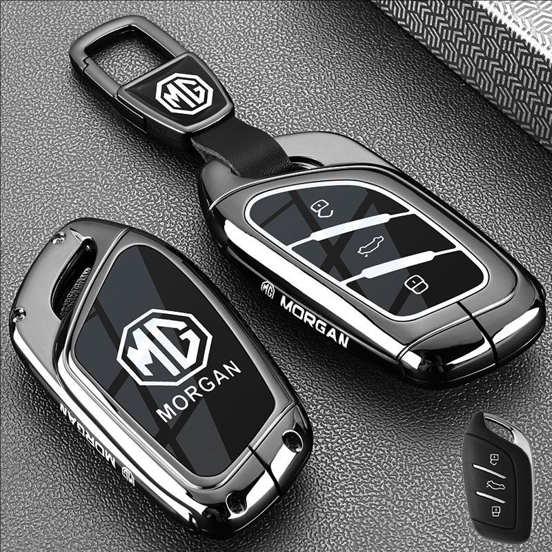Kiểu Dáng Mới TPU Chìa Khóa Xe Ô Tô Màu Đen Cho MG 4 2023 Mg4 Ev HS GT ZS EV ZX Roewe RX5 MG3 MG5 MG