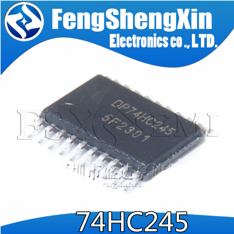 10 chiếc DP74HC245 = 74HC245PW 74HC245TS TM74HC245 TSSOP20 Bộ thu phát