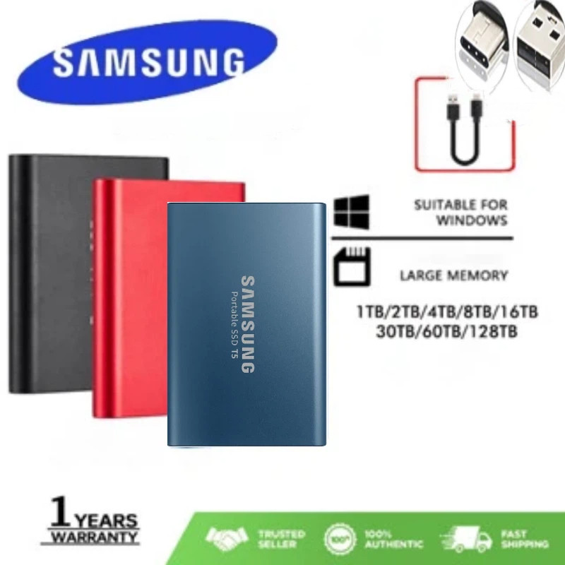 Samsung Ổ Cứng Ngoài SSD 30TB 16TB HD 8TB 4TB 2TB USB3.0 1TB Cho Máy Tính