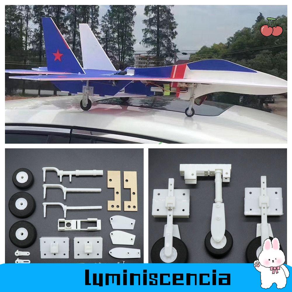 LUMINISCENCIA RC Plane Landing Gear, KT Board DIY SU27 Bộ lắp ráp, Đồ chơi Cánh cố định Máy bay Trọn