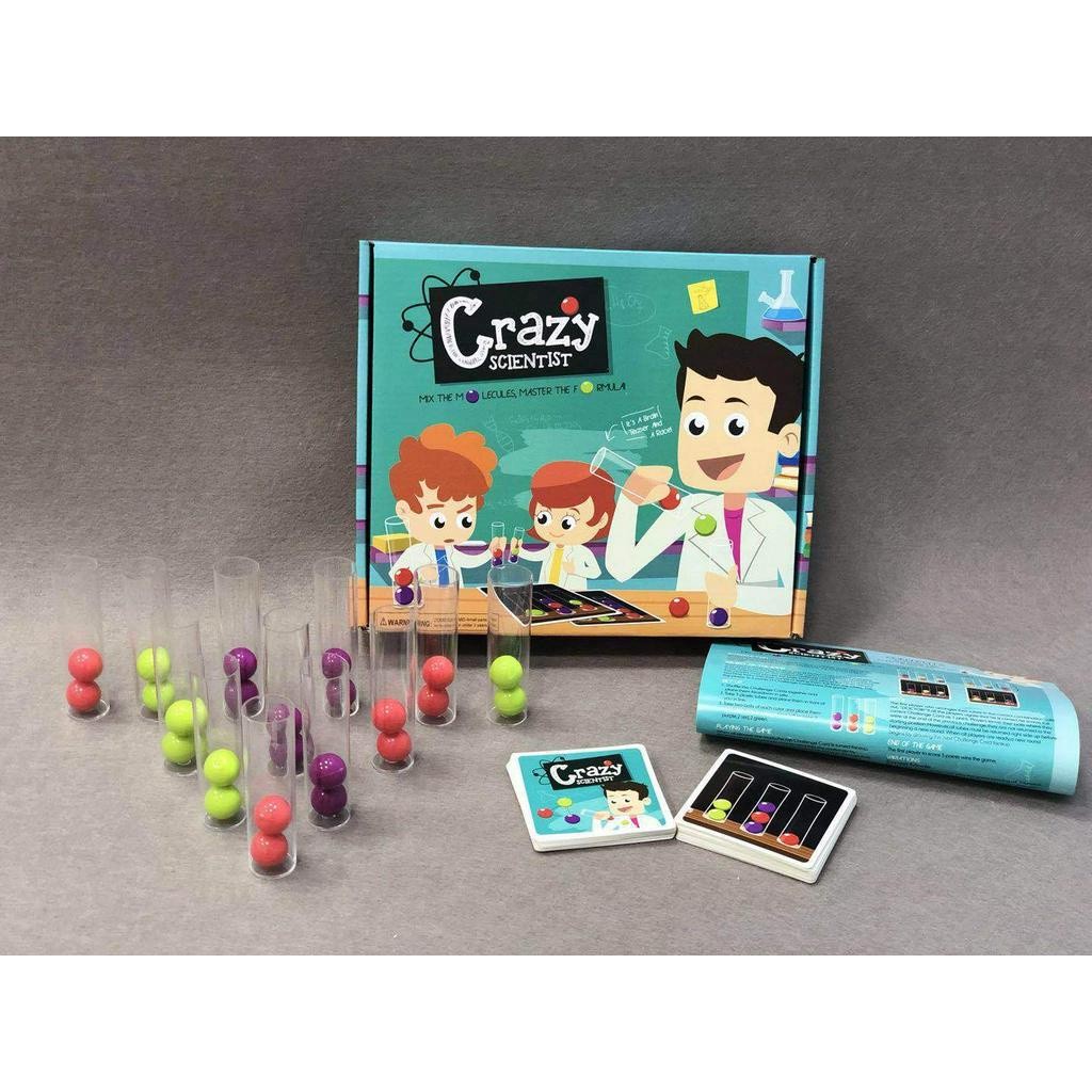 Crazy Scientist Tube Challenge Brain Teaser Board Game