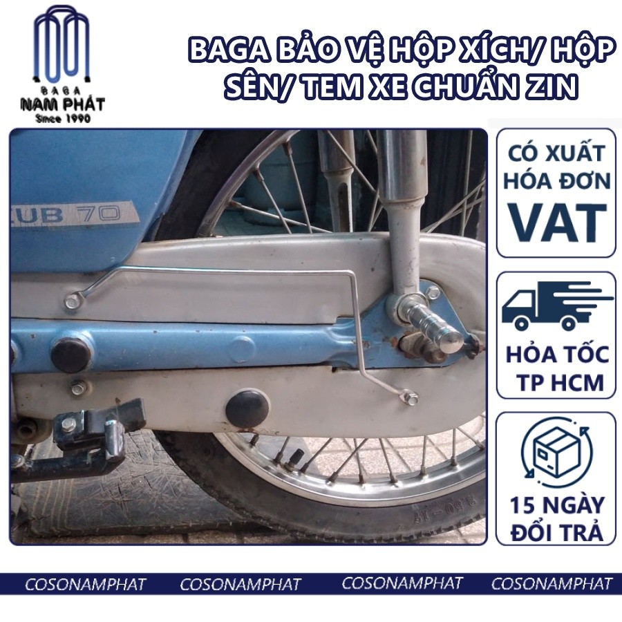 [Giá VAT] Baga Bảo vệ Catte Xe Cub Dream Wave Future hộp sên xích sích Tem hop sen xich Vat