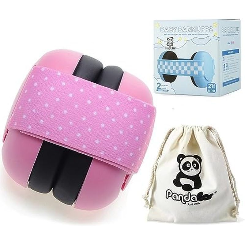PandaEar Baby Ear Protection, Noise Cancelling Headphones EarMuffs for Babies & Toddlers 0-3 Years